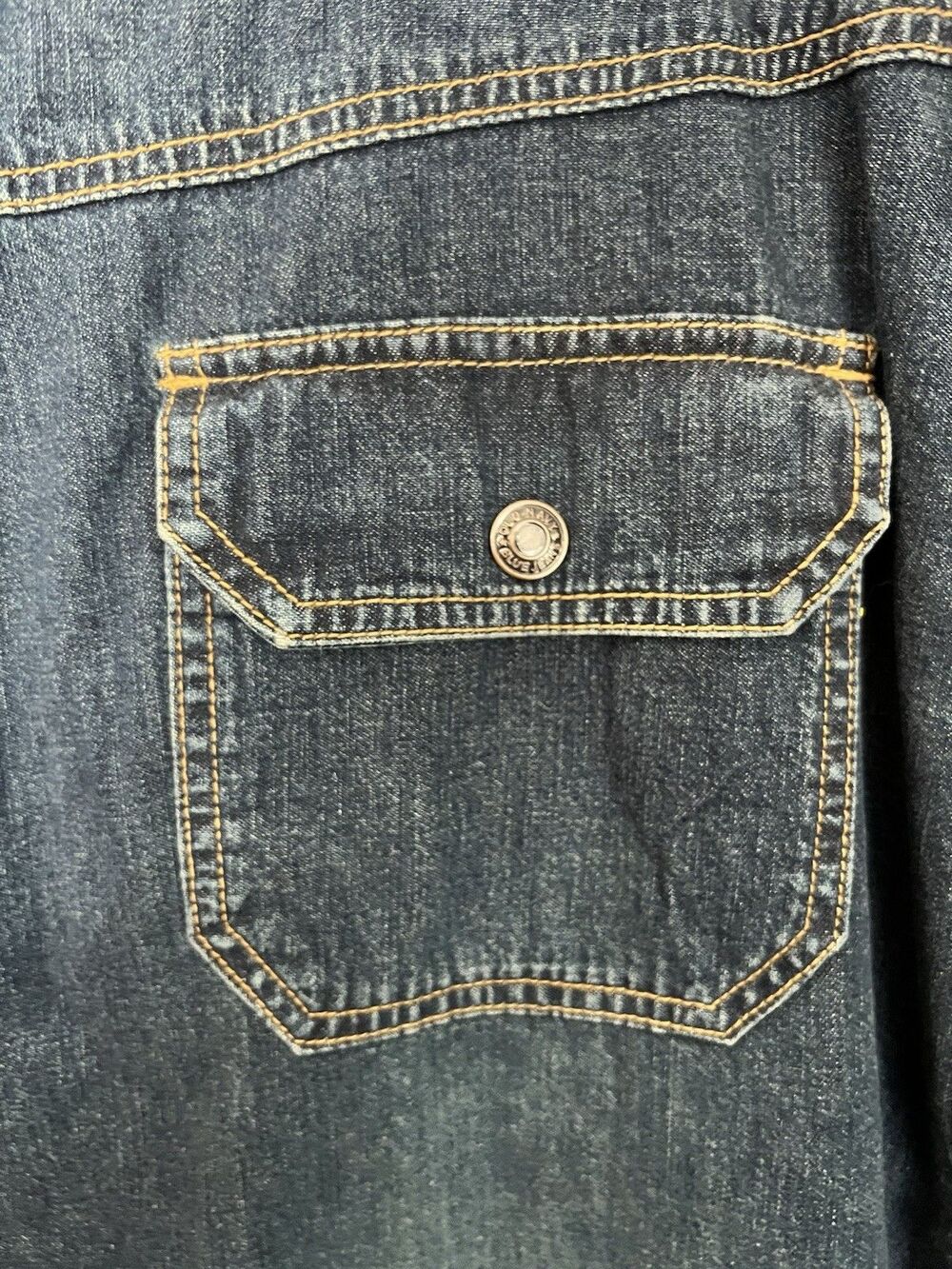 Old Navy Women's 18 Button Down Denim Jean Medium Wash Maxi Skirt NWT 2003 Y2K - Picture 10 of 10